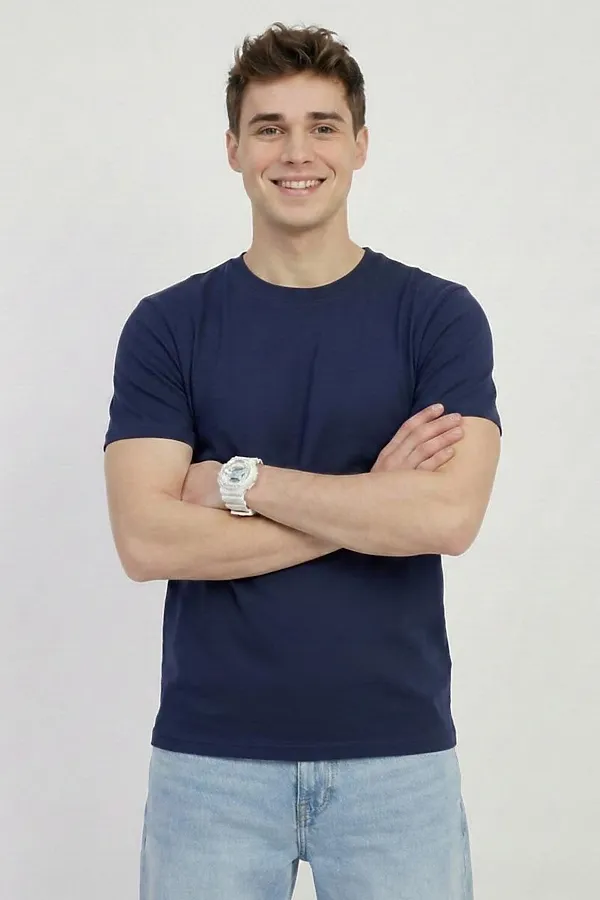 Футболка F5, темно-синий - фото 2