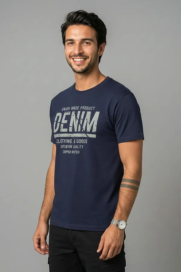 Футболка F5, темно-синий - фото 2