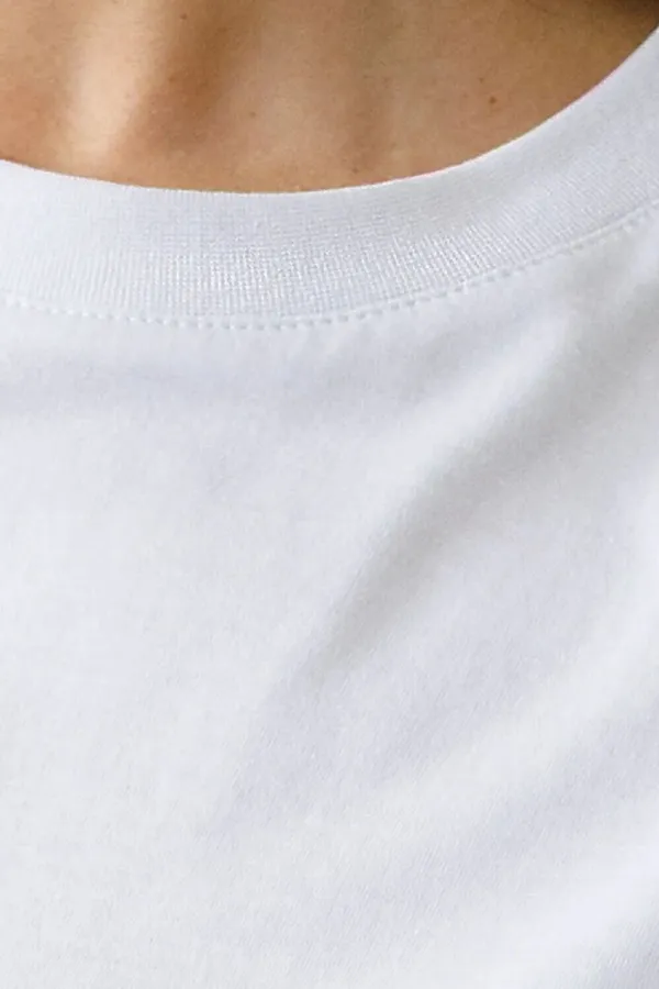 Футболка оверсайз с принтом из премиального 100% хлопка VILATTE, белый_awesome - фото 2