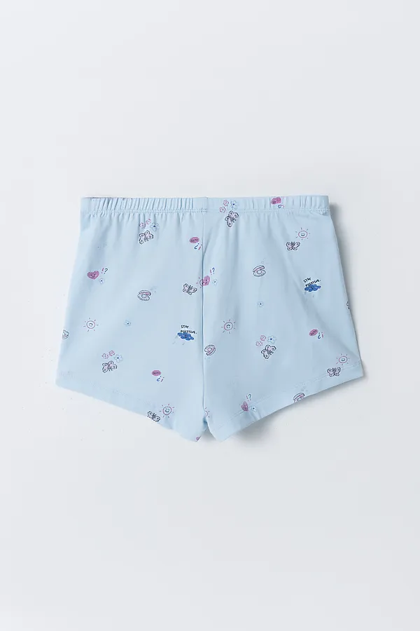 Комплект женский (топ, шорты) MARK FORMELLE, ракушки на голубом - фото 2
