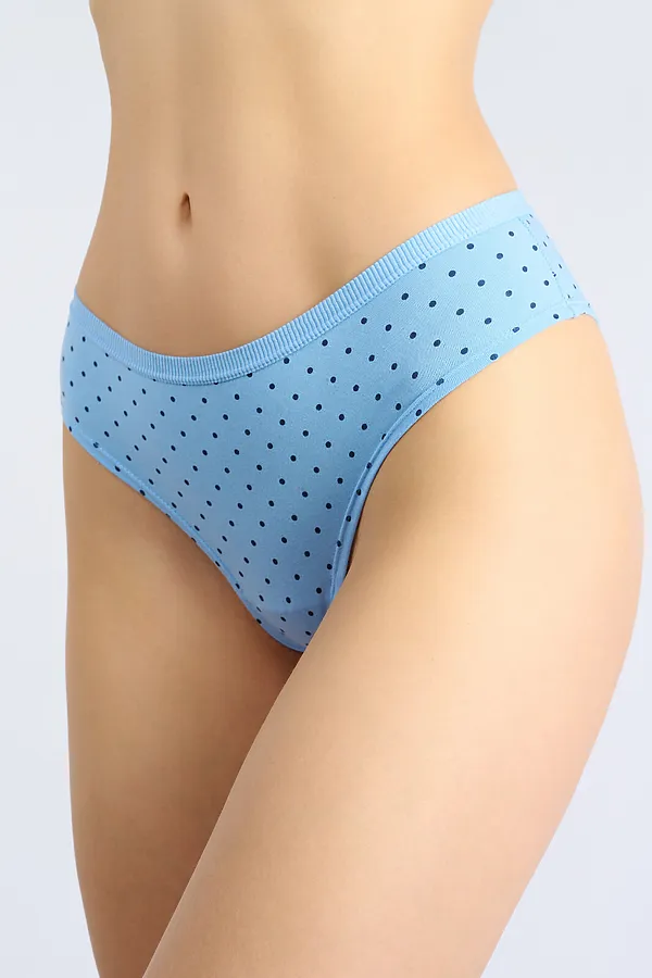 Трусы 3 штуки. INDEFINI, синий - фото 2