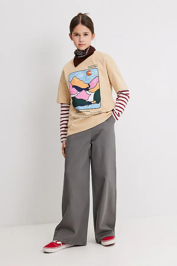 Брюки ACOOLA, серый - фото 2