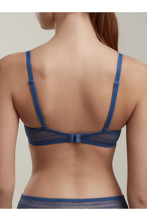 CONTE VINTAGE RB2085 Бюстгальтер пуш-ап CONTE ELEGANT, джинс - фото 2
