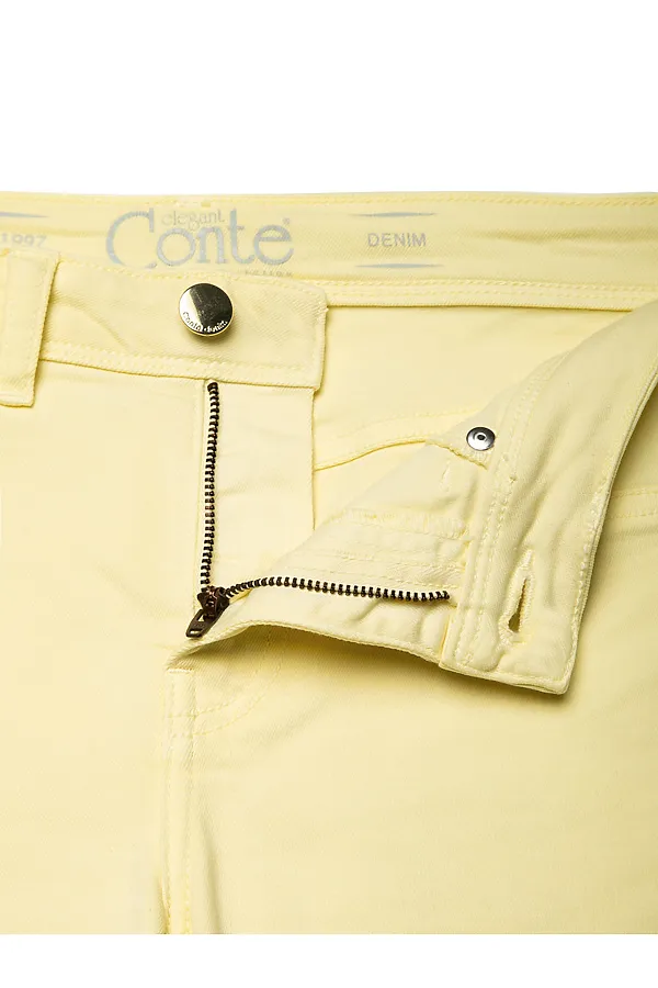 Моделирующие Soft Touch джинсы CONTE ELEGANT, пастельный желтый - фото 2