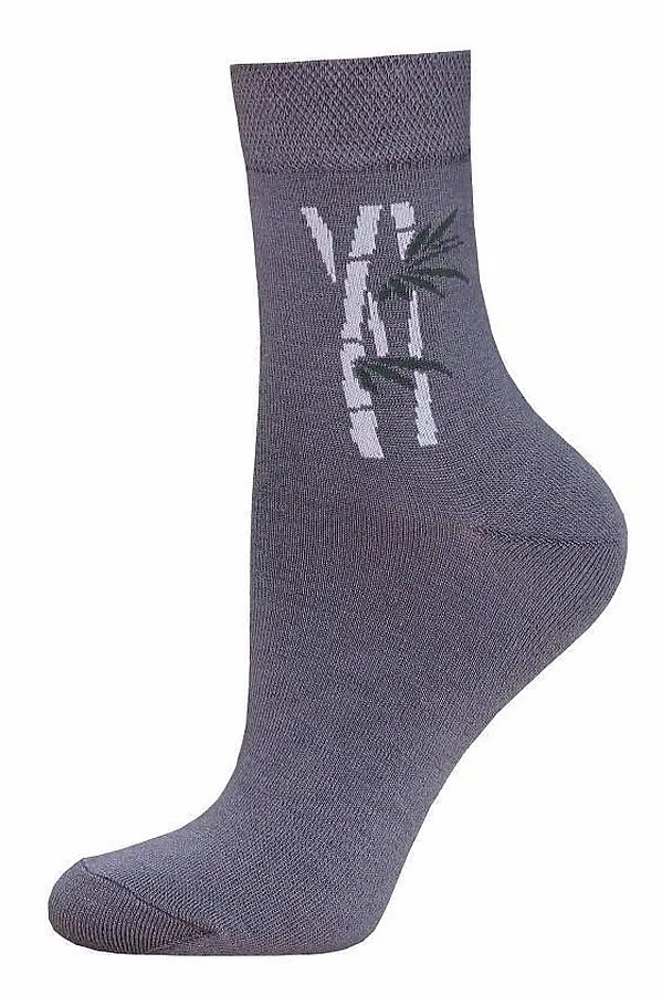 Брестские Носки женские 1501 BAMBOO БРЕСТСКИЕ, темно-серый - фото 2