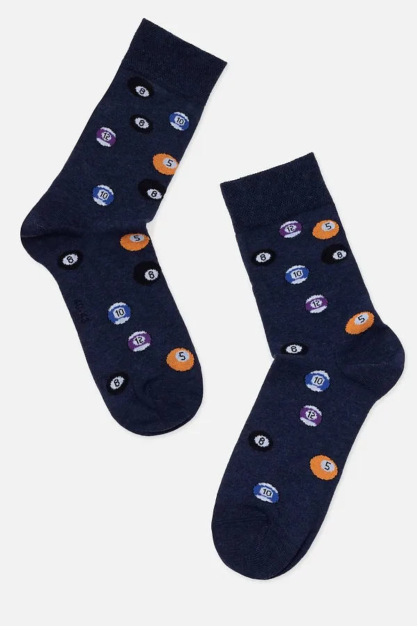 Брестские Носки 4200К BILLIARD (средней длины) БРЕСТСКИЕ, темно-синий меланж - фото 2