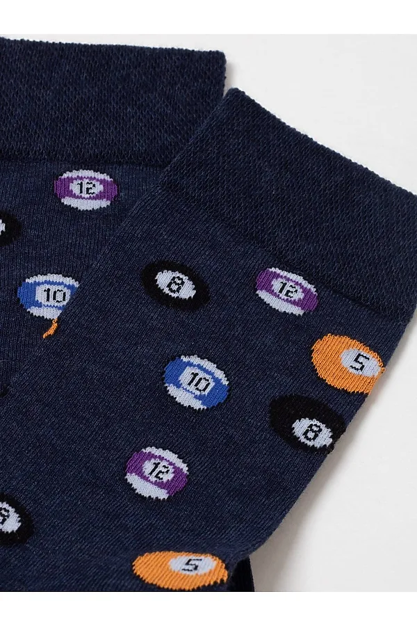 Брестские Носки 4200К BILLIARD (средней длины) БРЕСТСКИЕ, темно-синий меланж - фото 2