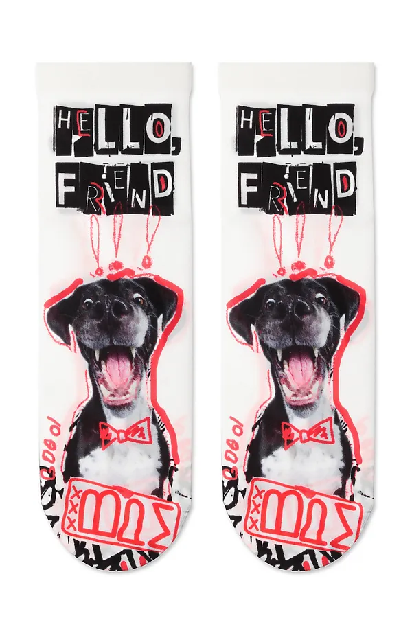 CONTE FANTASY 70 Носки с принтом CONTE ELEGANT, микс - фото 2