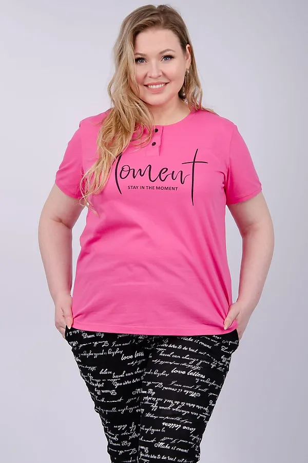 Костюм с бриджами Альфа НАТАЛИ, фуксия - фото 2