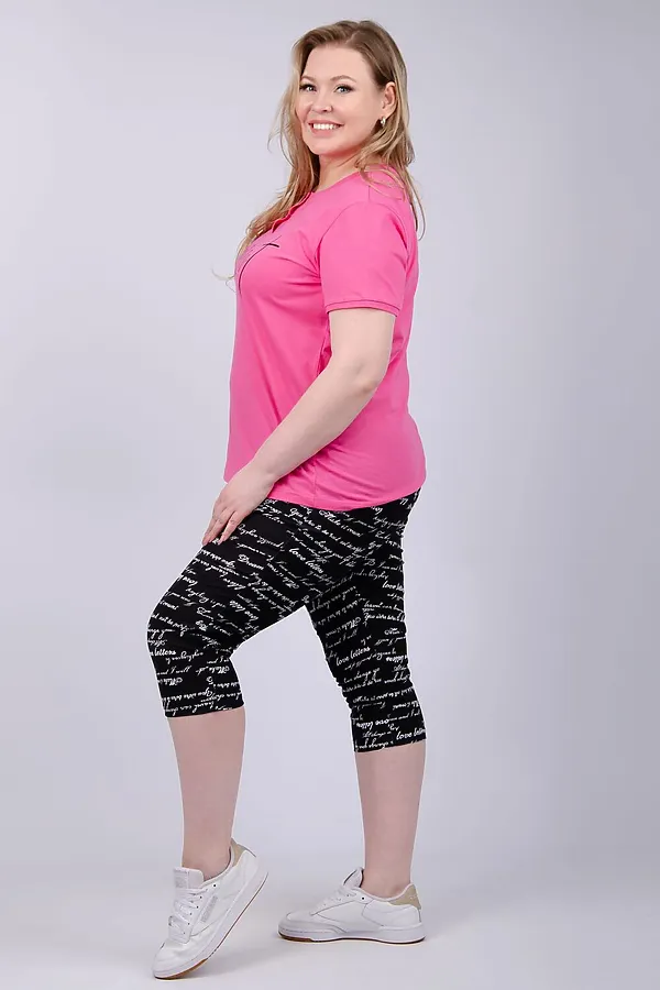 Костюм с бриджами Альфа НАТАЛИ, фуксия - фото 2