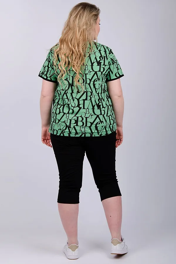 Костюм с бриджами Альфа НАТАЛИ, зеленый - фото 2