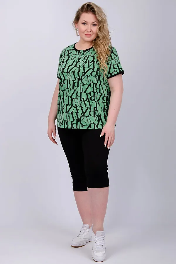 Костюм с бриджами Альфа НАТАЛИ, зеленый - фото 2