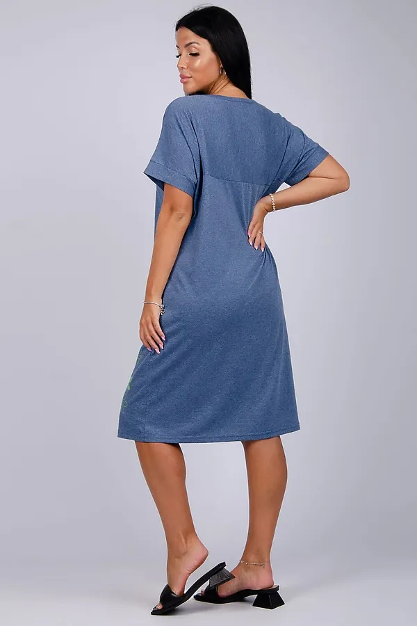 Платье Люпин НАТАЛИ, индиго - фото 2