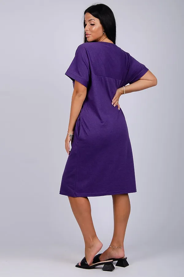 Платье Люпин НАТАЛИ, фиолетовый - фото 2