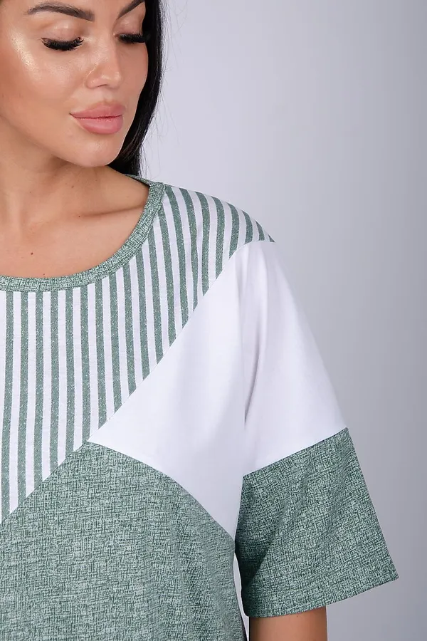 Туника Флоренция НАТАЛИ, зелёный - фото 2