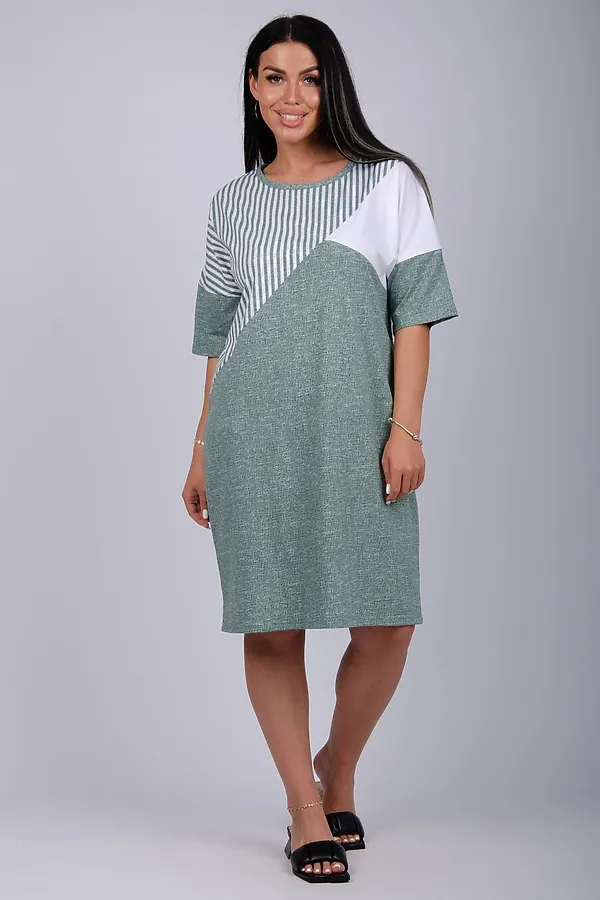 Туника Флоренция НАТАЛИ, зелёный - фото 2