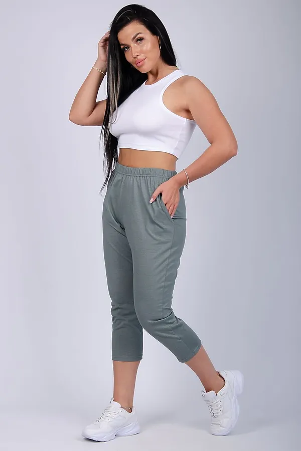 Бриджи Аморе НАТАЛИ, полынь - фото 2