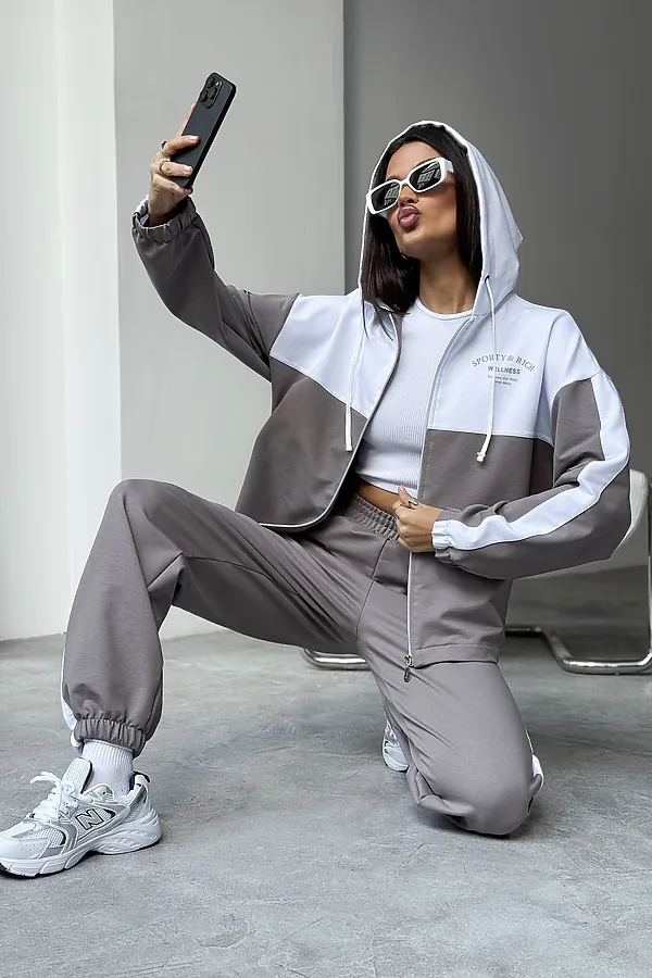 Костюм с брюками Туман НАТАЛИ, капучино - фото 2