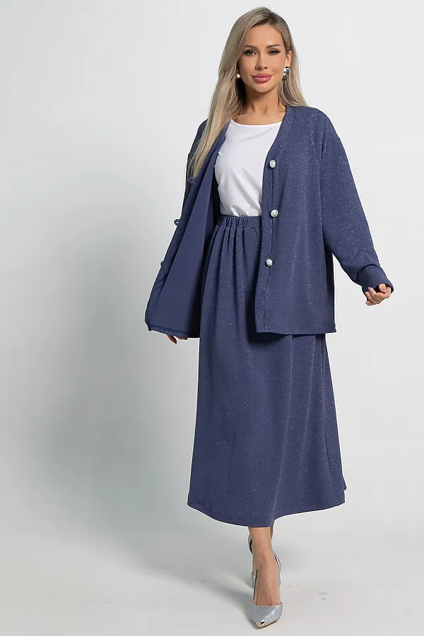 Кардиган Келли LADY TAIGA, синий - фото 2