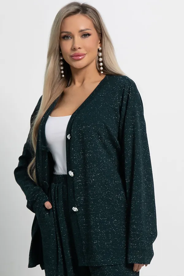 Кардиган Келли LADY TAIGA, зеленый - фото 2