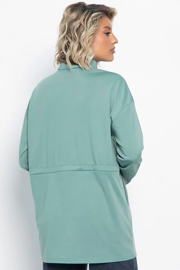 Блуза Долгожданная встреча LADY TAIGA, зеленая - фото 2