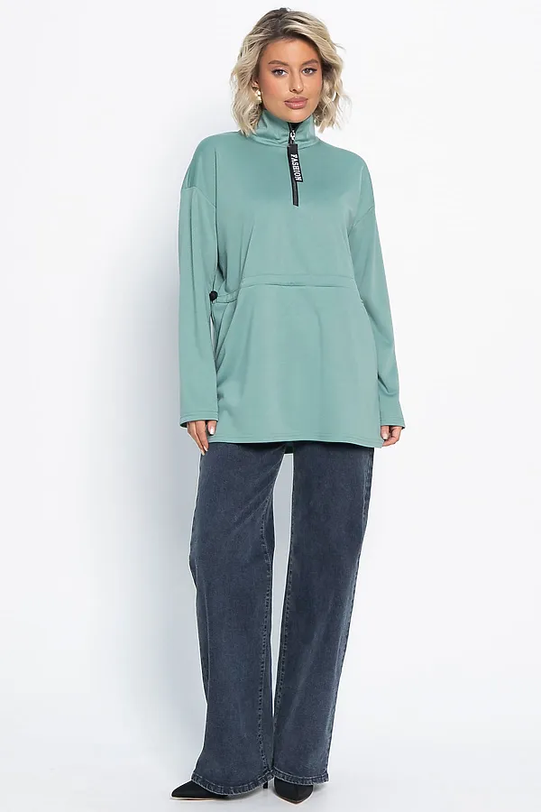 Блуза Долгожданная встреча LADY TAIGA, зеленая - фото 2