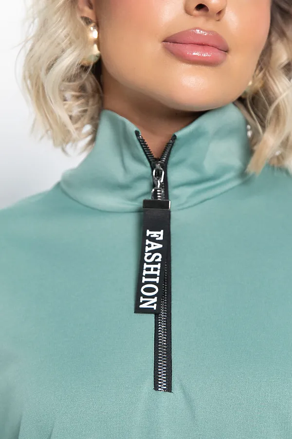 Блуза Долгожданная встреча LADY TAIGA, зеленая - фото 2