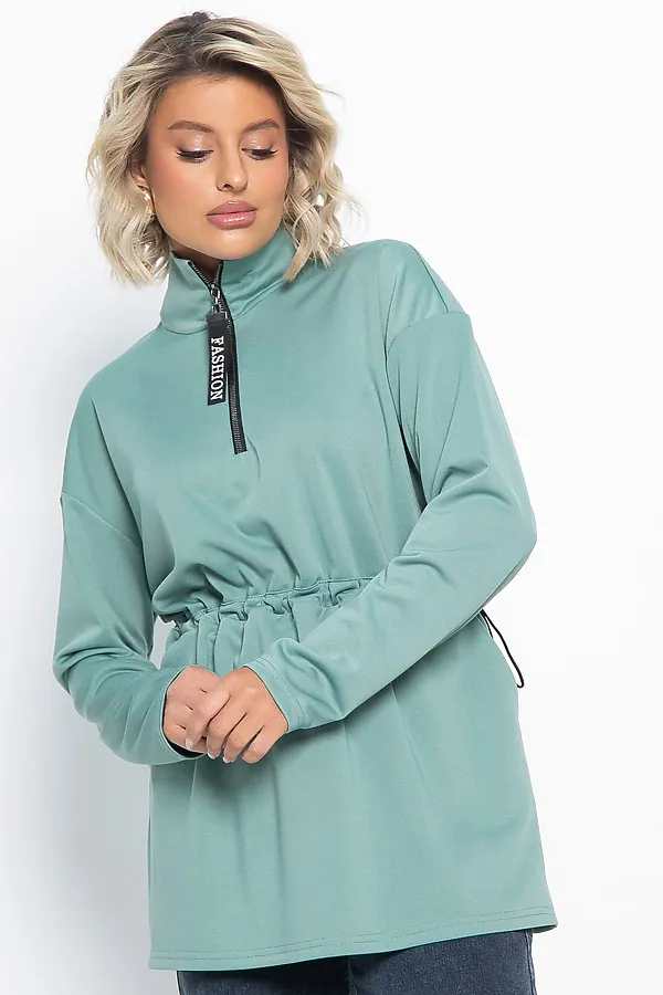 Блуза Долгожданная встреча LADY TAIGA, зеленая - фото 2