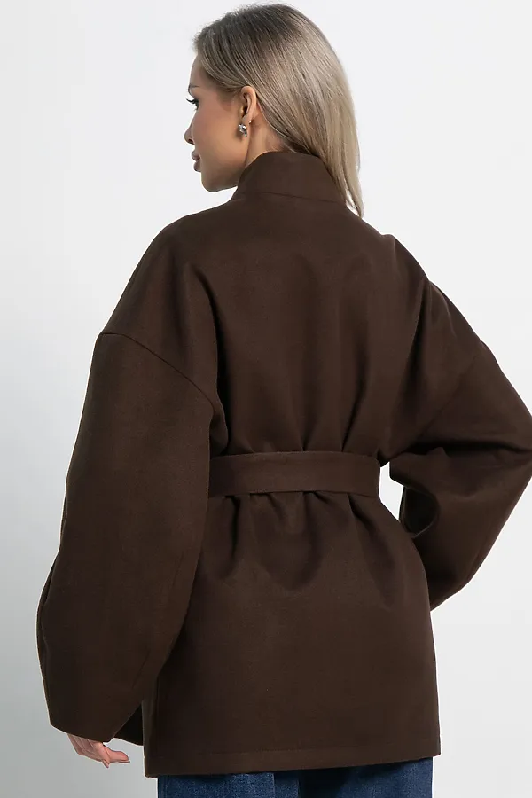 Пальто Мелания LADY TAIGA, горький шоколад - фото 2