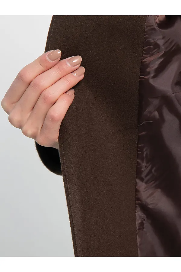 Пальто Мелания LADY TAIGA, горький шоколад - фото 2