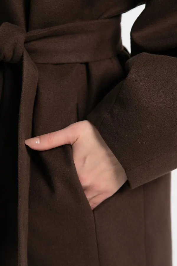 Пальто Мелания LADY TAIGA, горький шоколад - фото 2