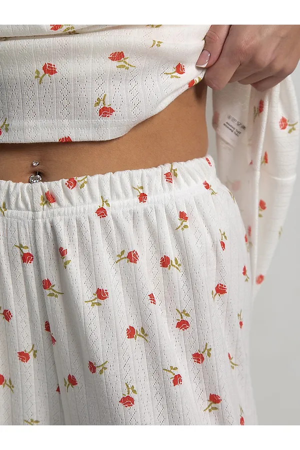 Костюм домашний с брюками Мона LADY TAIGA, белый - фото 2