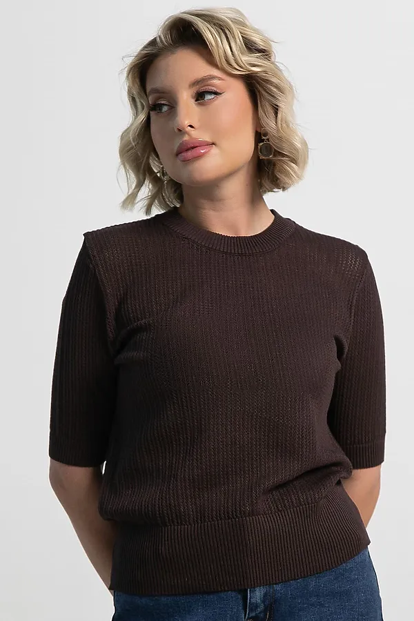 Футболка Любимый момент LADY TAIGA, шоколад - фото 2