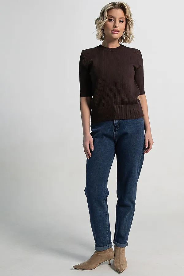 Футболка Любимый момент LADY TAIGA, шоколад - фото 2