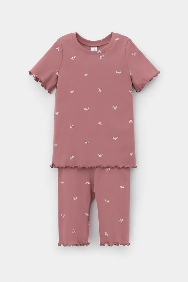 Пижама CROCKID, темная пудра - фото 2
