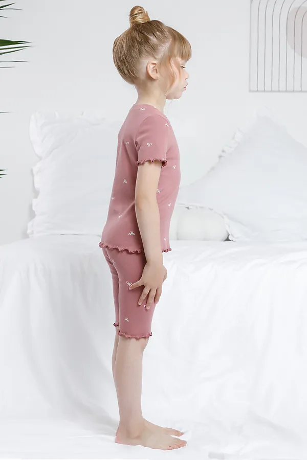 Пижама CROCKID, темная пудра - фото 2