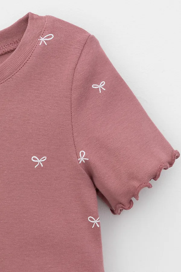 Пижама CROCKID, темная пудра - фото 2