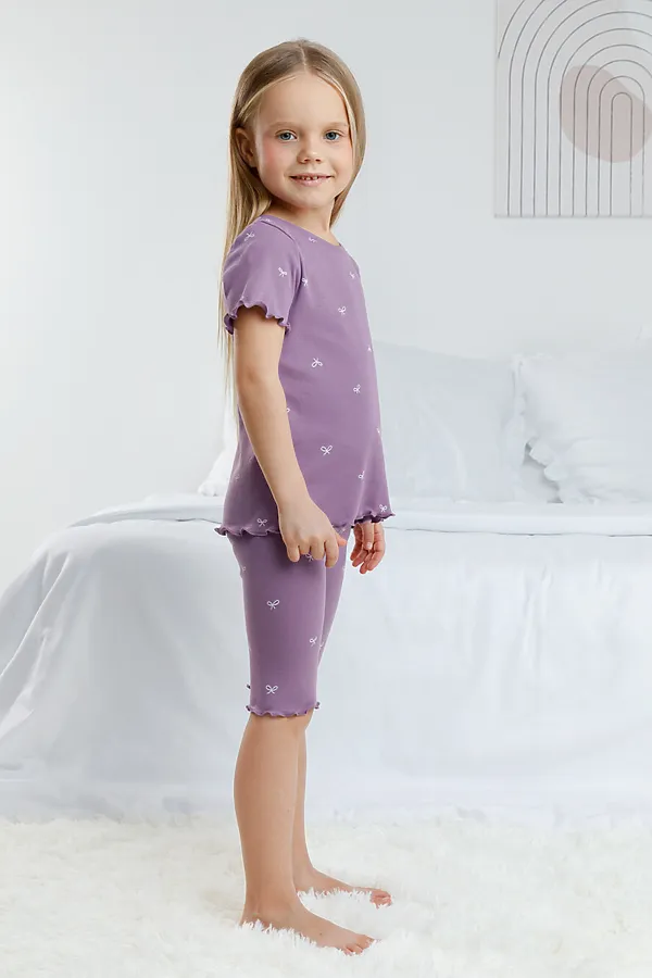 Пижама CROCKID, фиолетовый - фото 2