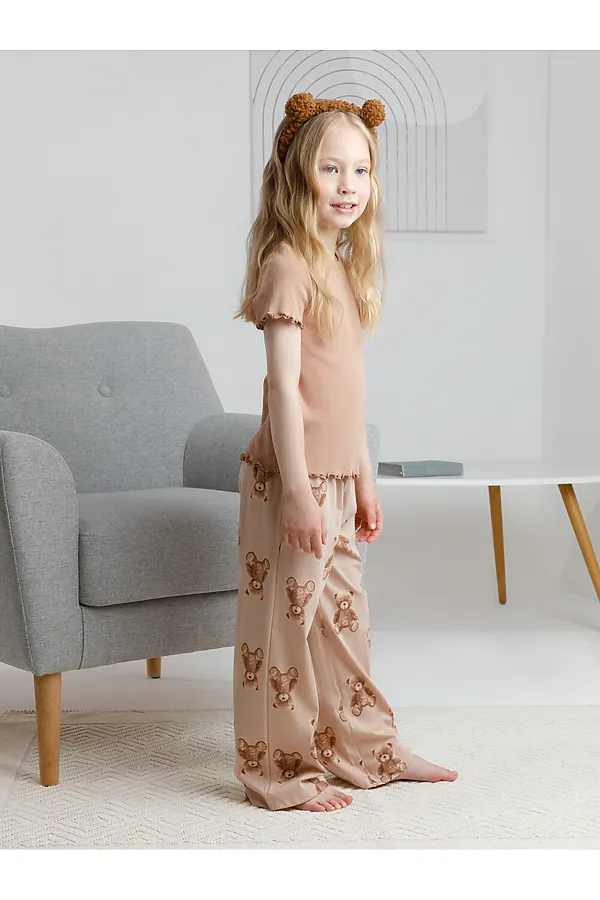 Пижама CROCKID, пралине - фото 2