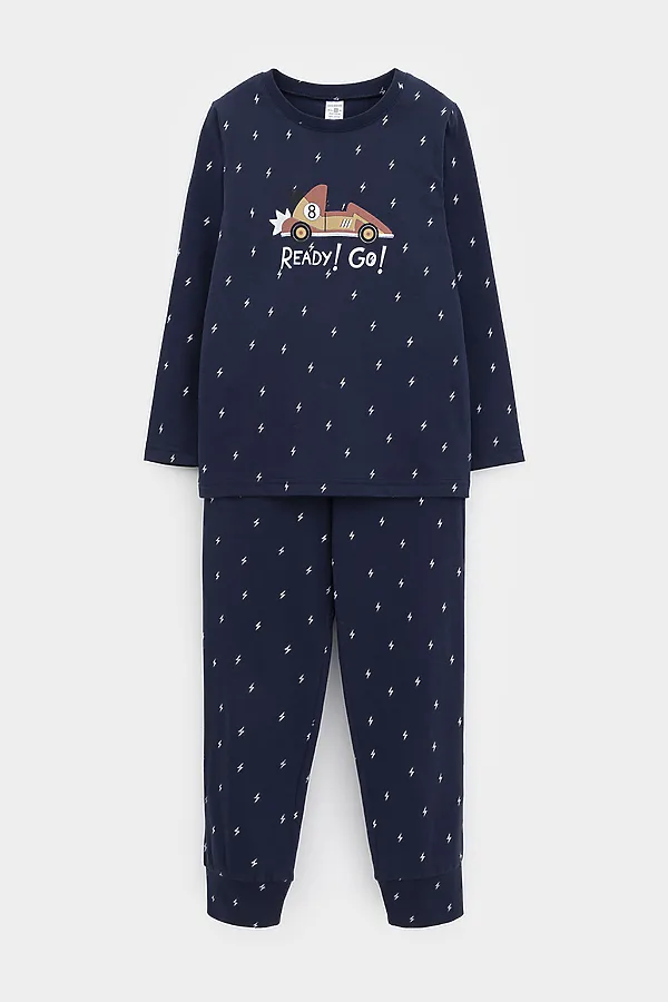 Пижама CROCKID, синий - фото 2