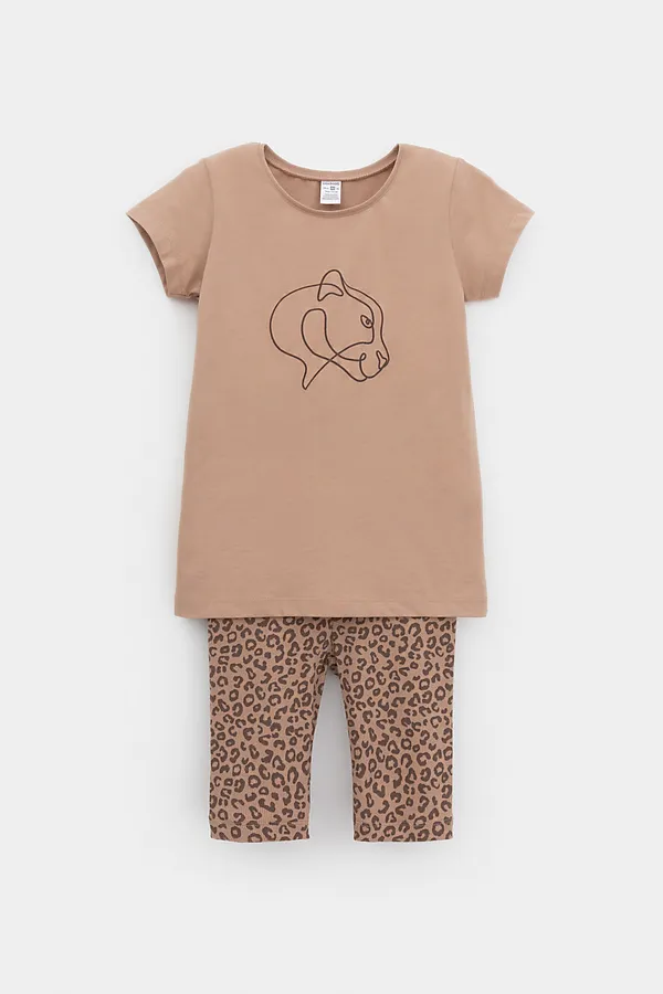 Пижама CROCKID, бежевая - фото 2