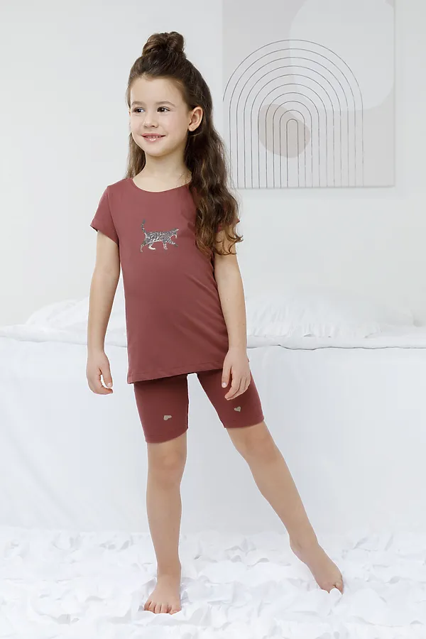 Пижама CROCKID, шоколадный - фото 2