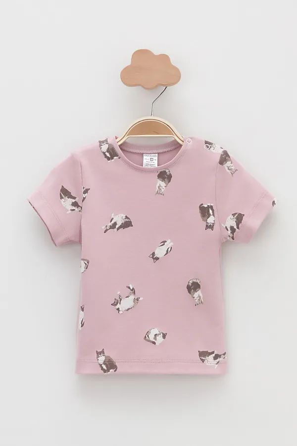 Футболка 2шт. CROCKID, розово-бежевый - фото 2