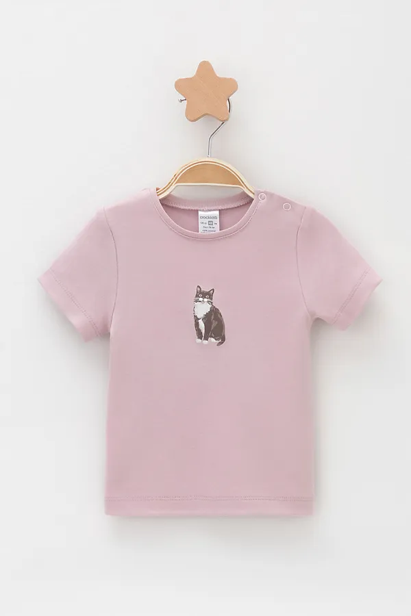 Футболка 2шт. CROCKID, розово-бежевый - фото 2