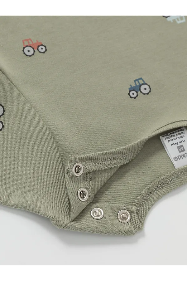 Футболка 2 шт CROCKID, хаки - фото 2