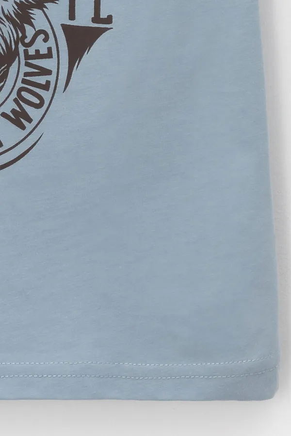 Футболка CROCKID, серо-голубой - фото 2