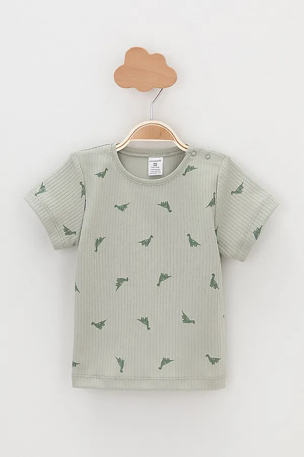 Футболки, 2 шт. CROCKID, оливковый - фото 2