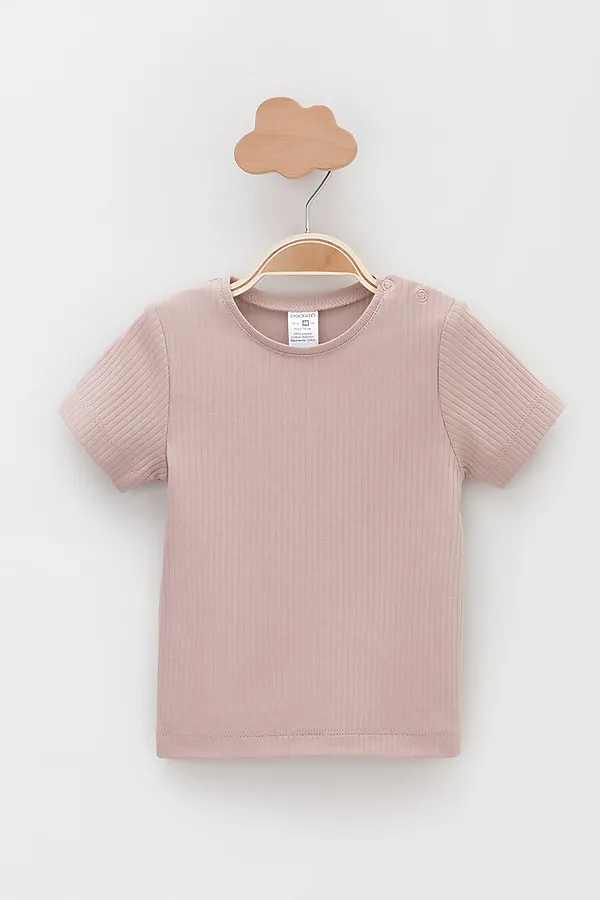 Футболки 2шт. CROCKID, розово-бежевый - фото 2