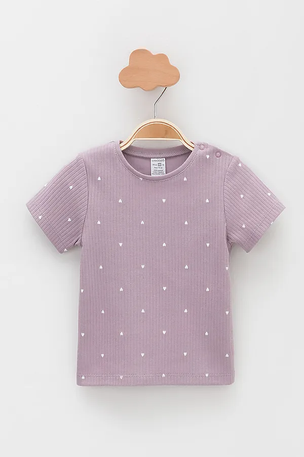 Футболки 2шт. CROCKID, сиреневый - фото 2
