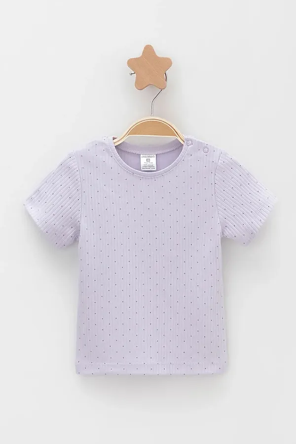 Футболки 2шт. CROCKID, фиолетовый - фото 2